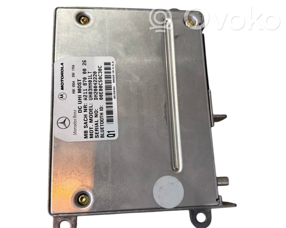 Mercedes-Benz C AMG W203 Bluetooth control unit module 