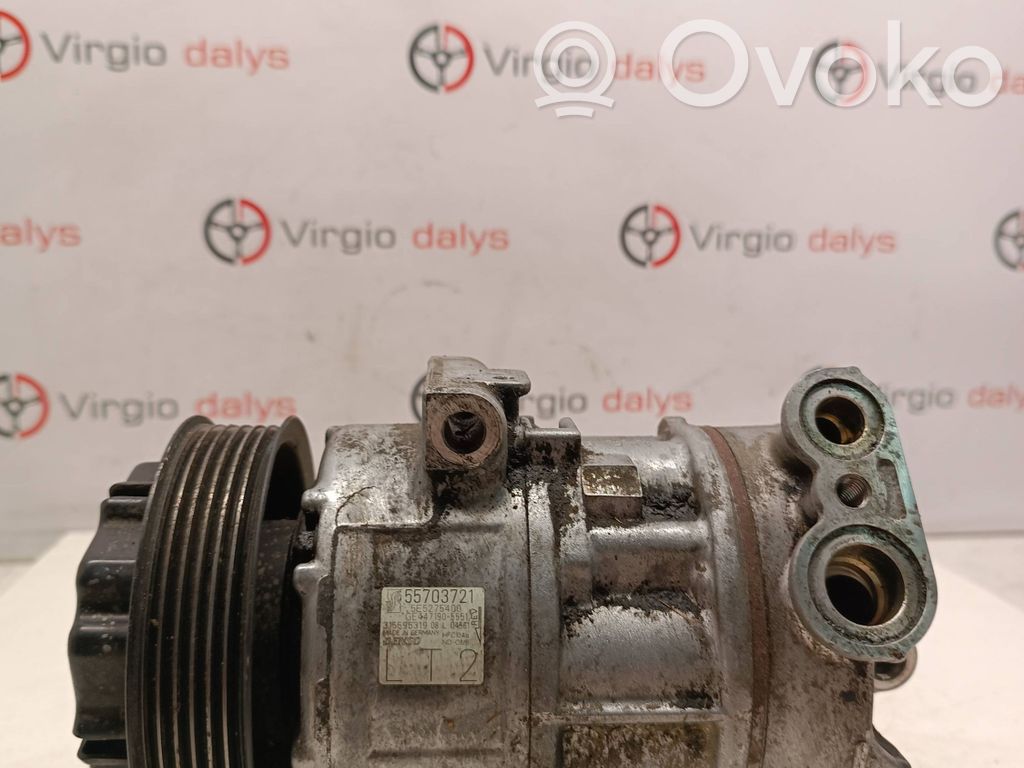 Opel Corsa D Air conditioning (A/C) compressor (pump) 