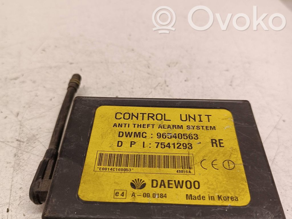 Daewoo Kalos Other control units/modules 