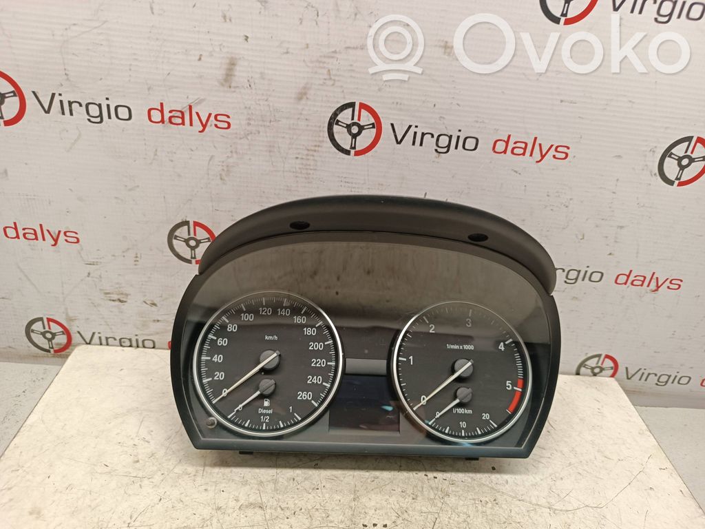 BMW 3 E90 E91 Speedometer (instrument cluster) 