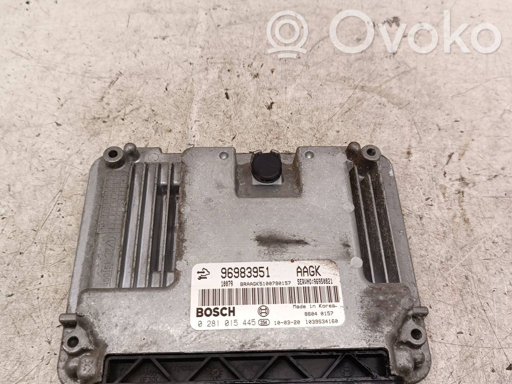 Chevrolet Cruze Engine control unit/module 