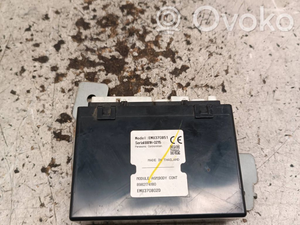 Isuzu D-Max Comfort/convenience module 