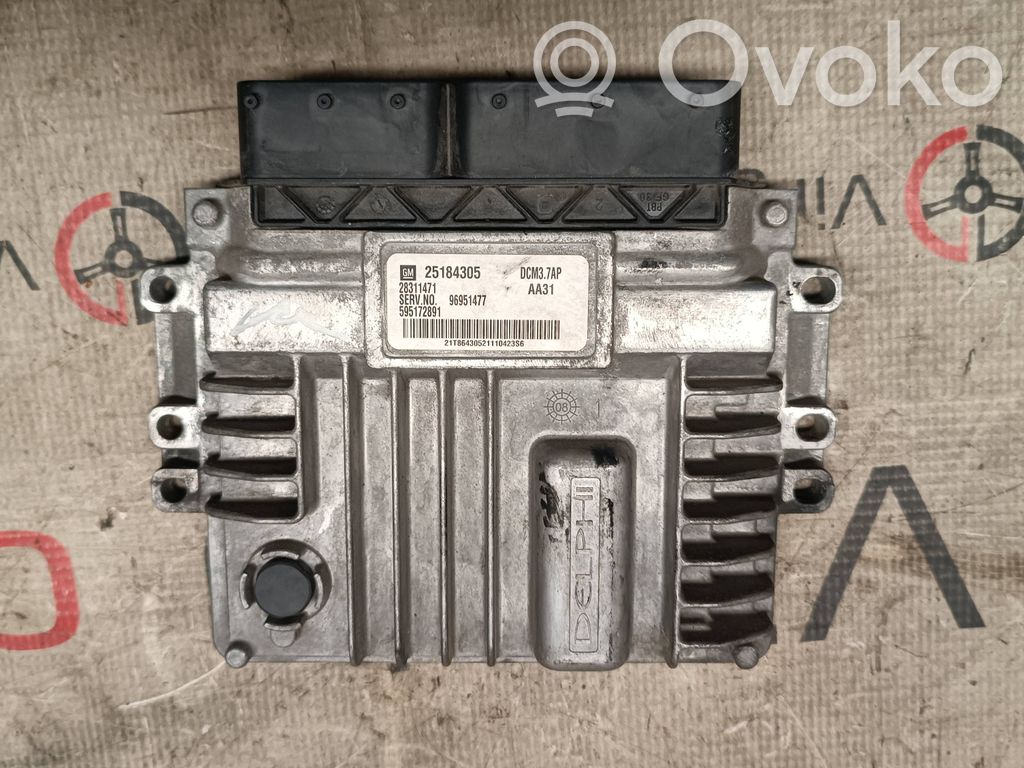 Chevrolet Cruze Engine control unit/module 