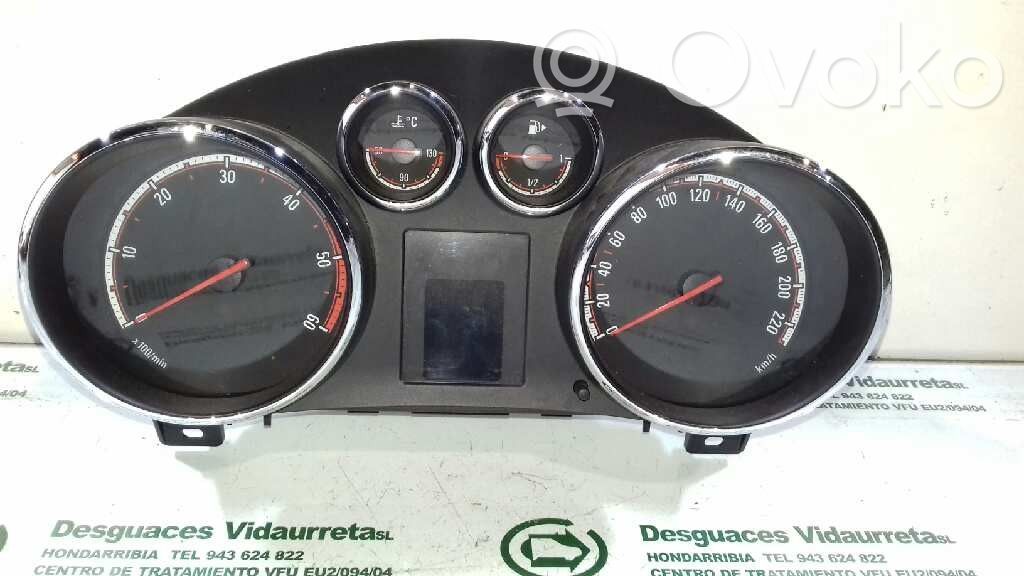 Opel Meriva B Tachimetro (quadro strumenti) 