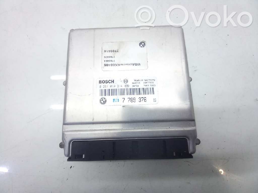 Engine control unit/module ECU   7789376,0281010314,28RTF091