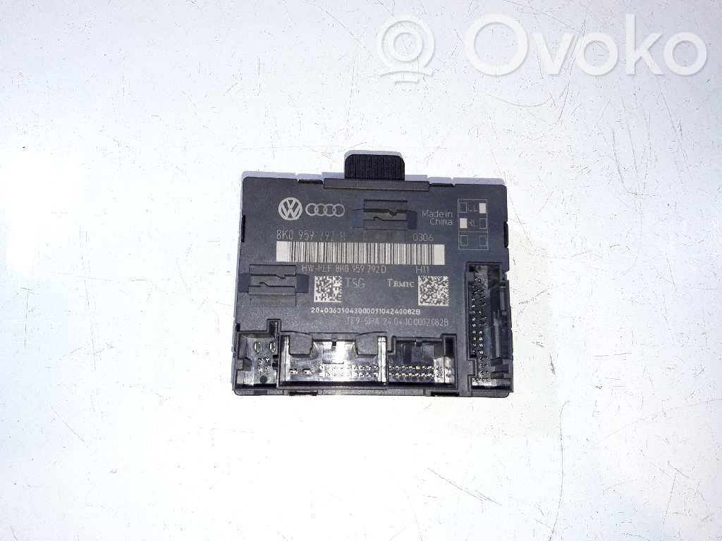 Unidad de control de puerta   8K0959792H,8K0959792D