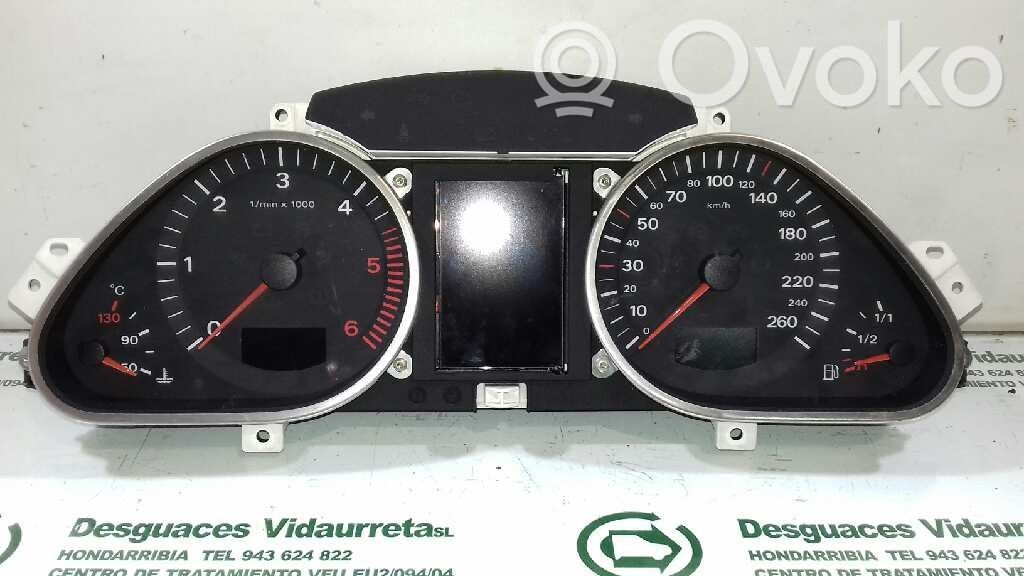 Audi A6 S6 C6 4F Tachimetro (quadro strumenti) 