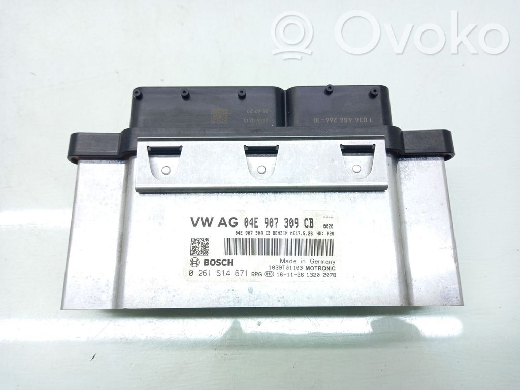 Skoda Fabia Mk3 (NJ) Komputer / Sterownik ECU silnika 