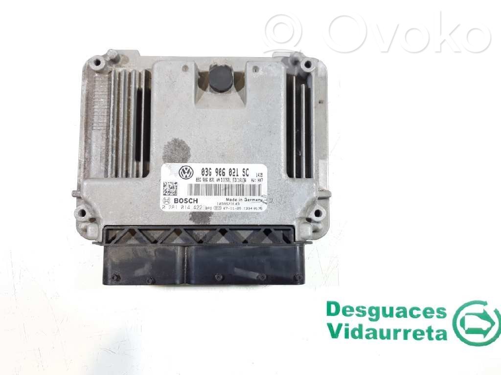Engine control unit/module ECU   03G906021SC,0281014422
