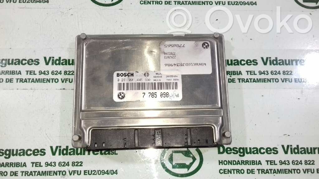 Engine control unit/module ECU   7785098,0281001445,7786565