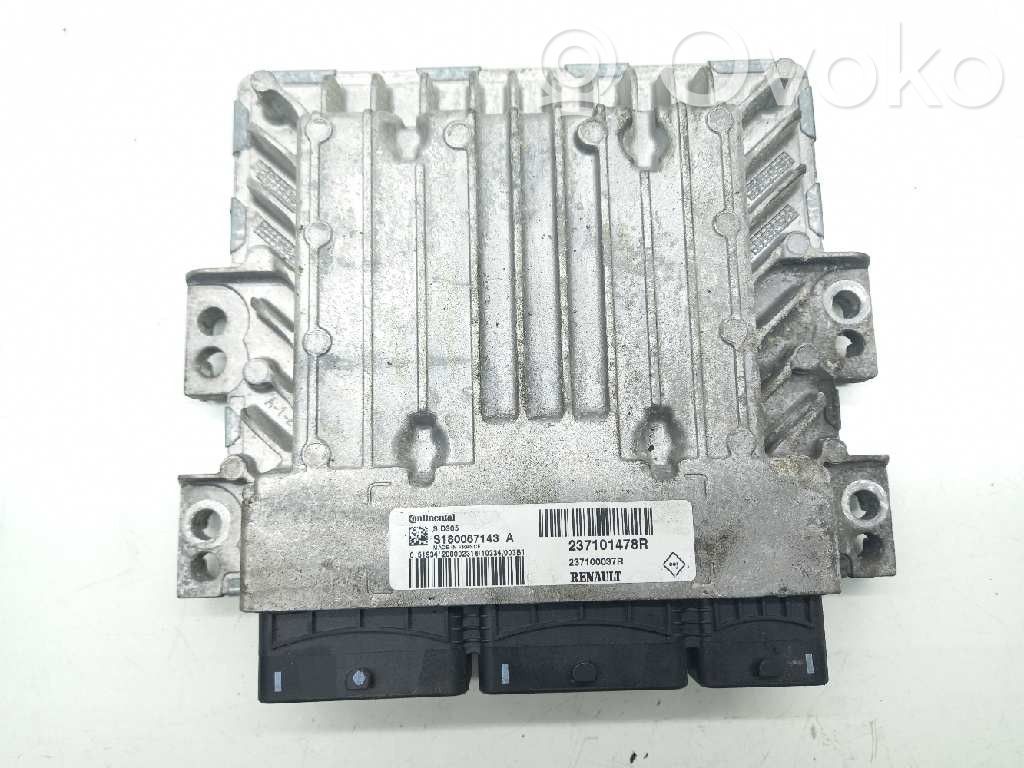 Engine control unit/module ECU   237100037R,237101478R,S180067143A