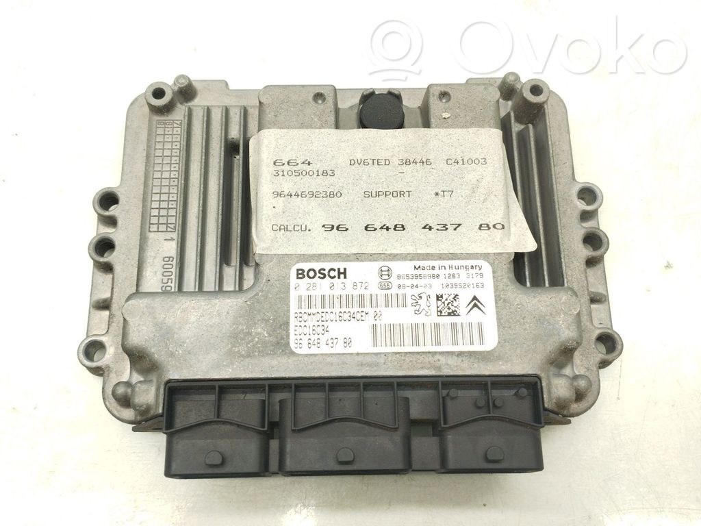 Peugeot 308 Unitate control motor/modul ECU 