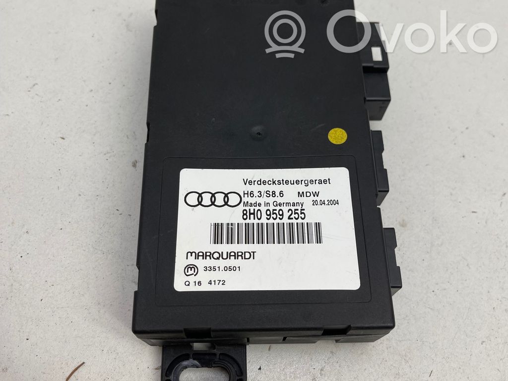 Audi A4 S4 B6 8E 8H Muut ohjainlaitteet/moduulit 