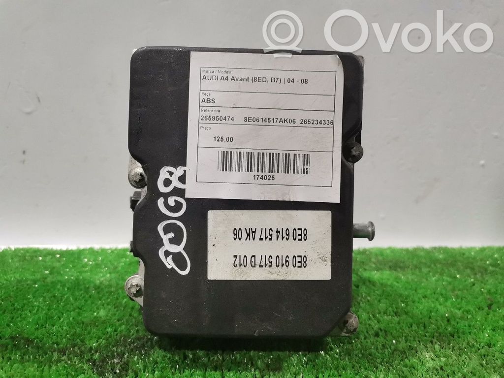 Audi A4 S4 B7 8E 8H ABS Pump 