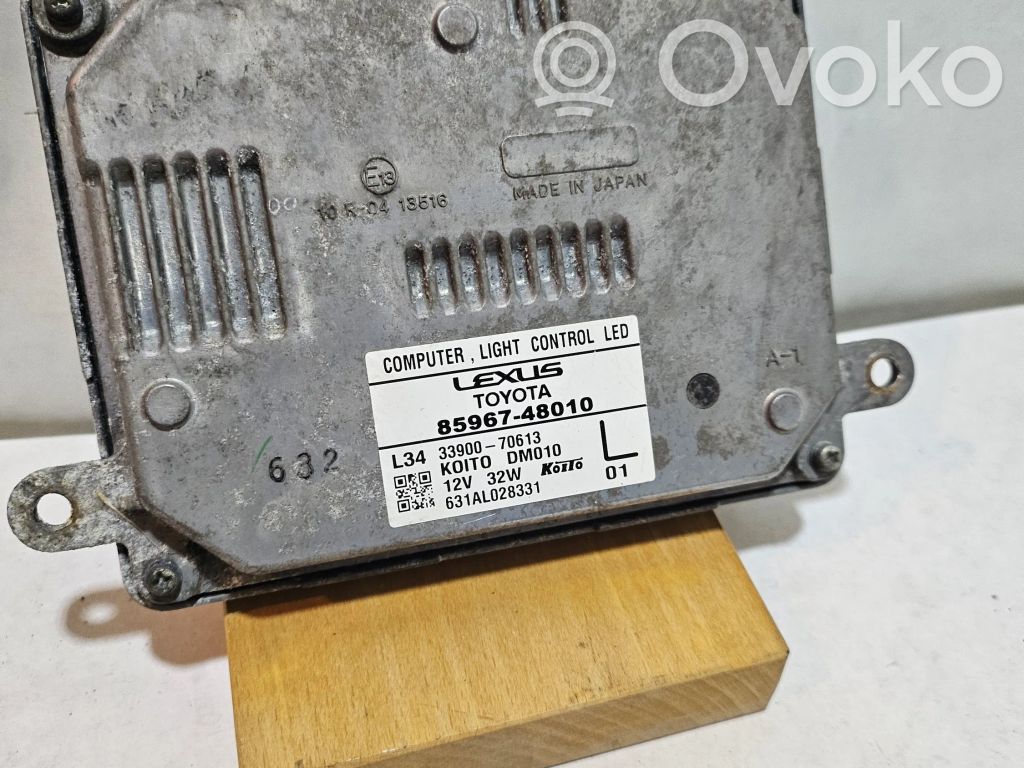 Lexus RX 450H Unidad de control/módulo de los faros xenón 