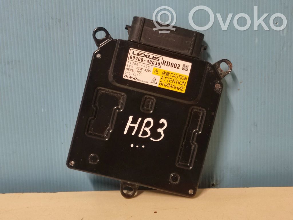 Lexus RX 450H Módulo de control de balasto LED 