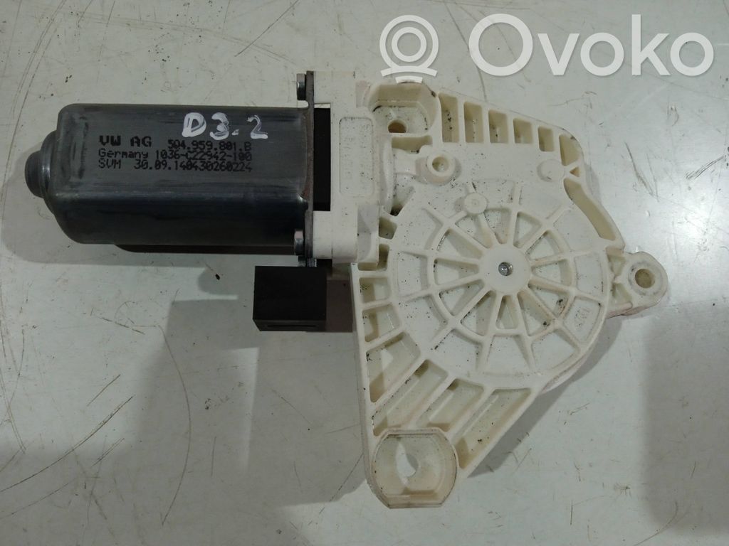 Volkswagen Golf VII Silnik regulatora szyby drzwi przednich 