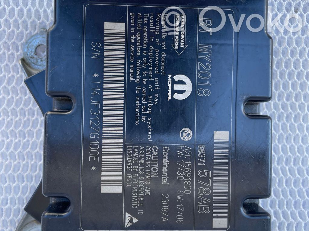 Other control units/modules   68371578AB