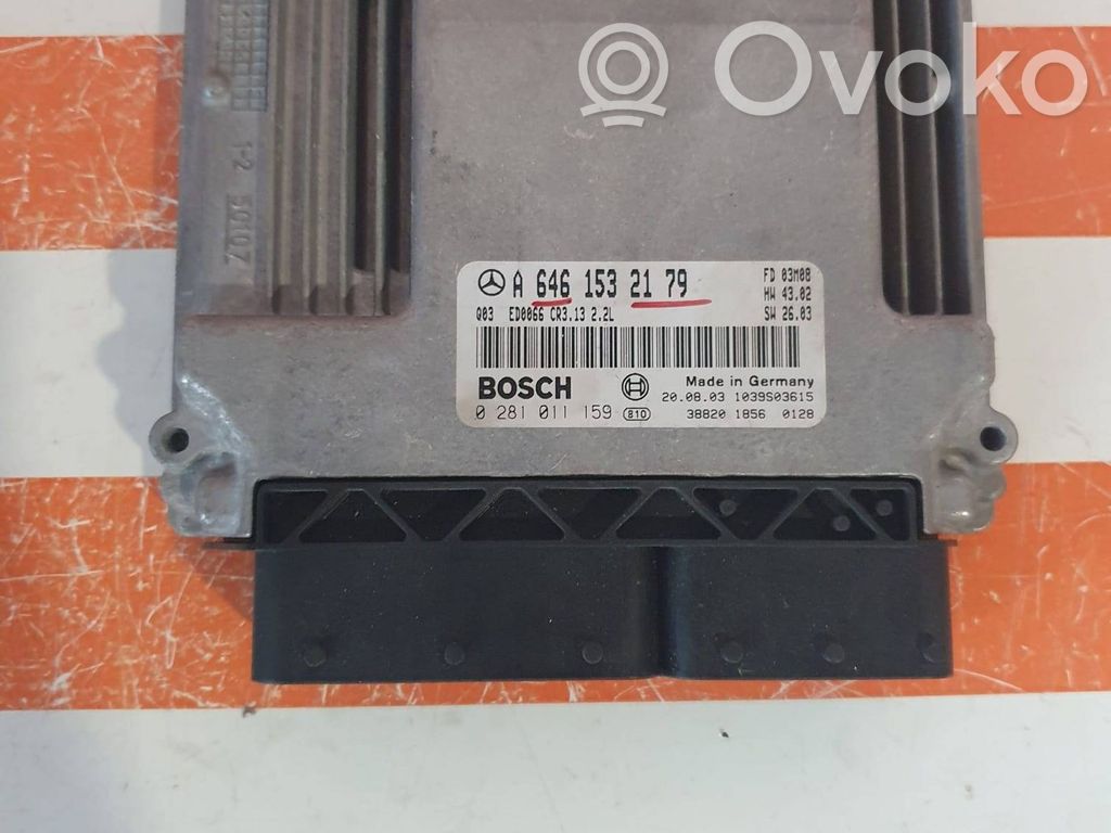 Engine control unit/module   A6461532179,0281011159