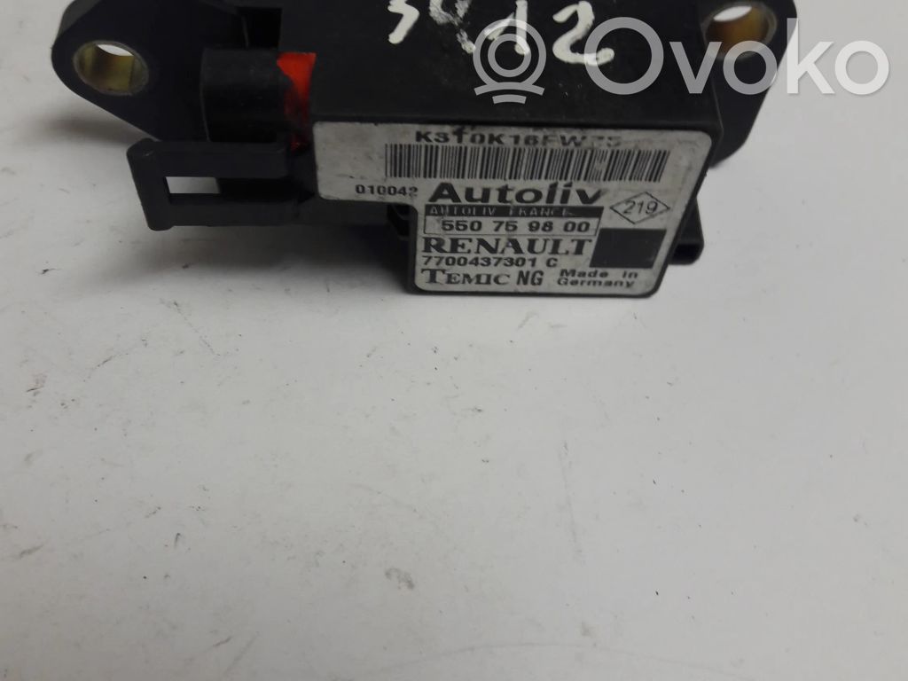 Renault Scenic I Airbagsensor Crashsensor Drucksensor 