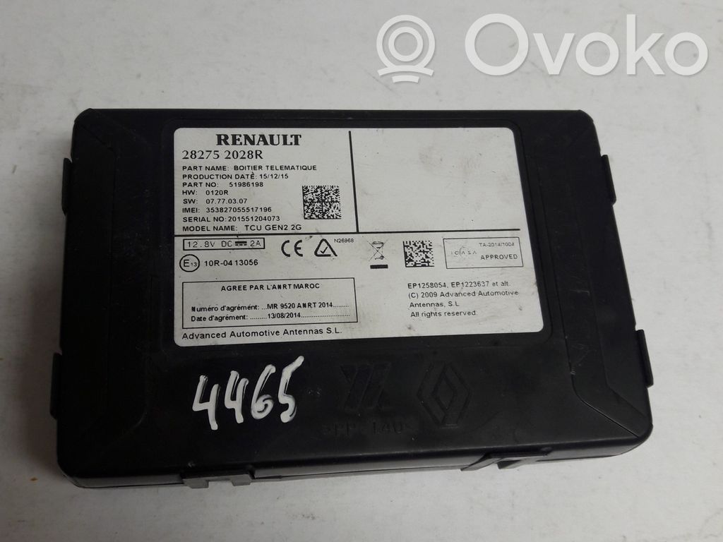 Renault Kadjar Other control units/modules 