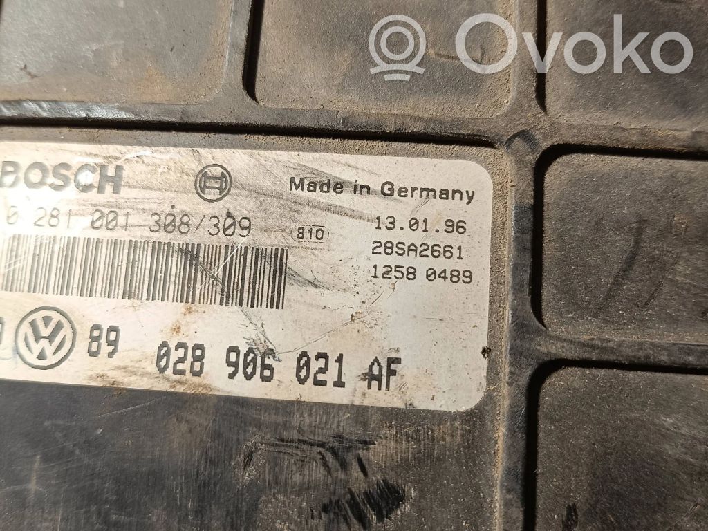 Engine control unit/module   028906021AF,28SA2661,0281001308