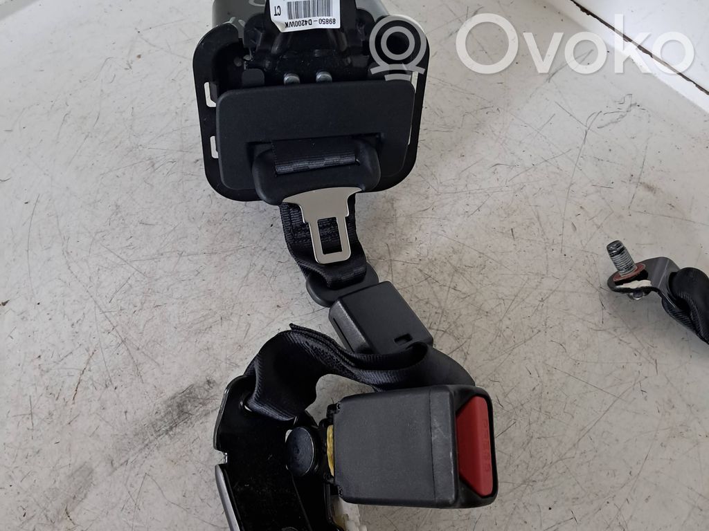 KIA Optima Pas bezpieczeństwa fotela tylnego środkowego 