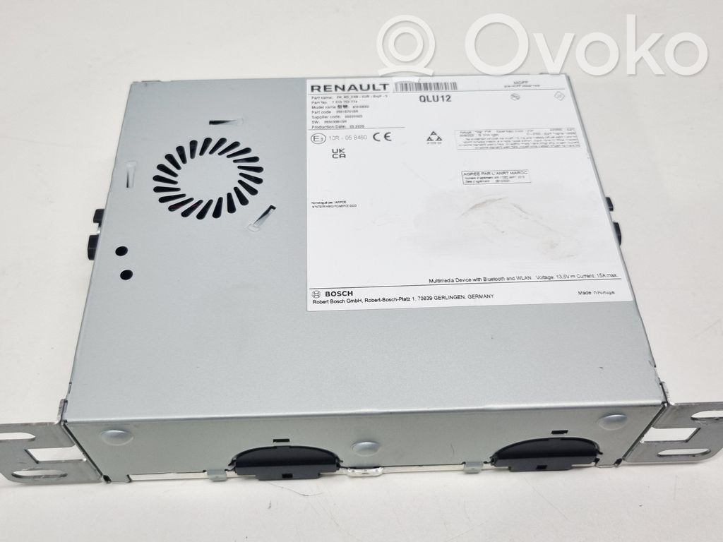 Renault Clio V Unitate principală radio/CD/DVD/GPS 