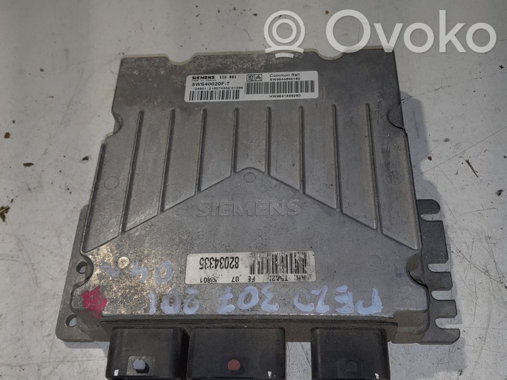 Peugeot 307 Engine control unit/module 