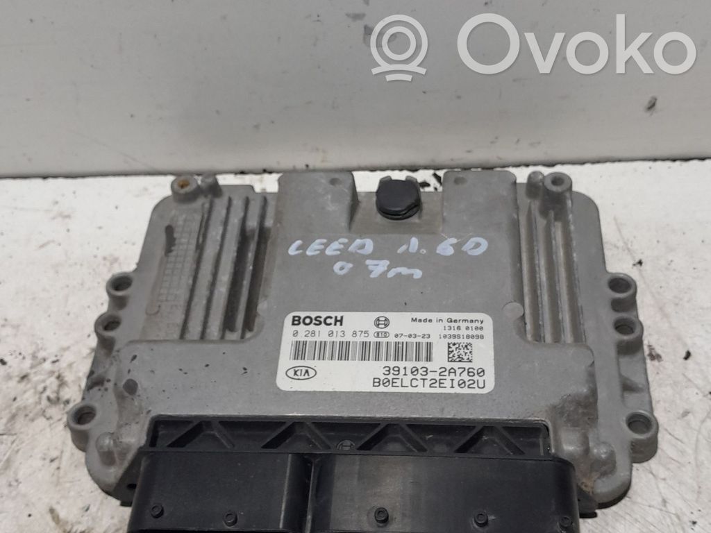 Moottorin ohjainlaite/moduuli   0281013875,391032A760