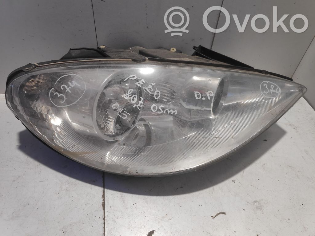 Peugeot 807 Headlight/headlamp 
