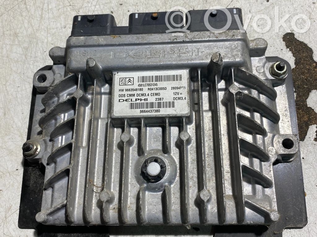 Peugeot 307 Engine control unit/module 