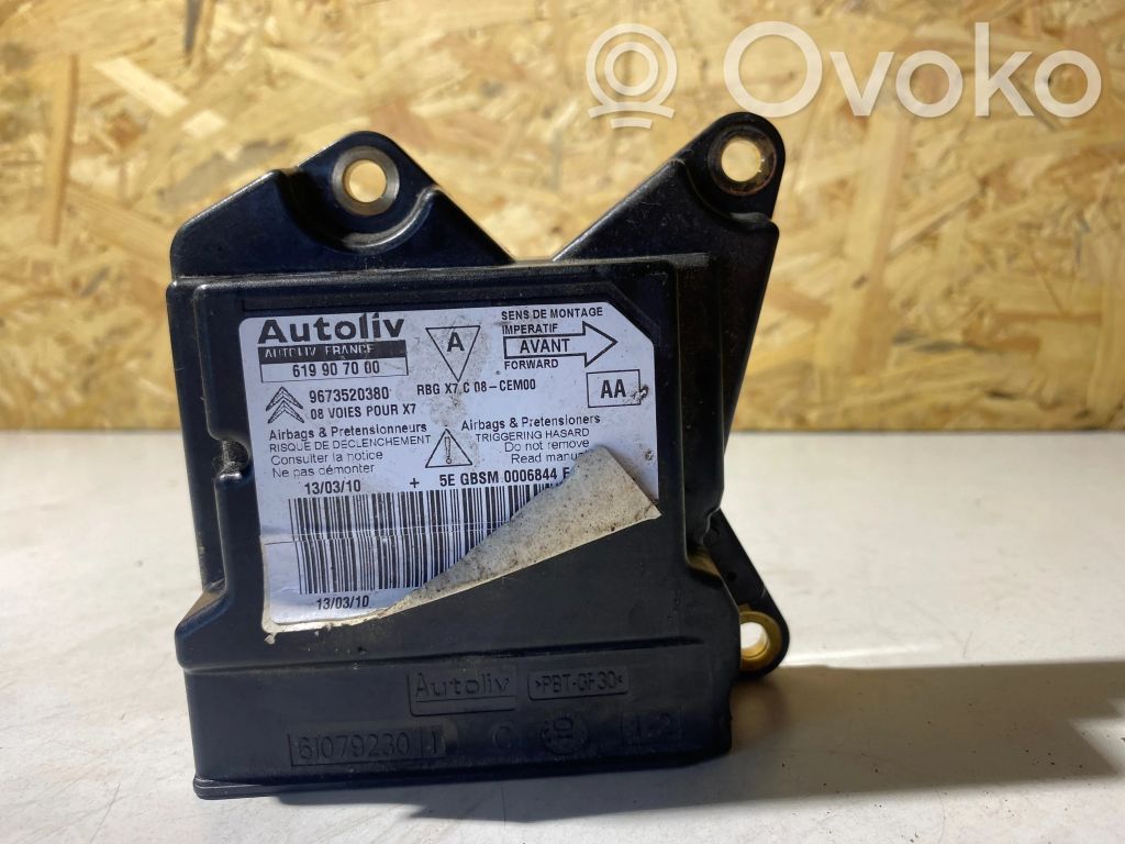 Citroen C5 Airbag control unit/module 