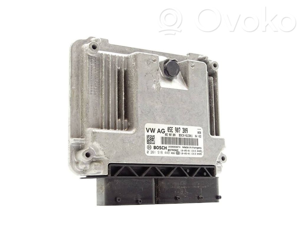 Engine control unit/module ECU   05E906018A,05E907309,120182135114