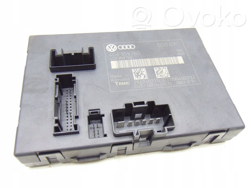 Module de commande de siège   4G8959760A