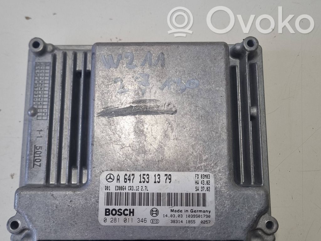 Mercedes-Benz E W211 Engine control unit/module 