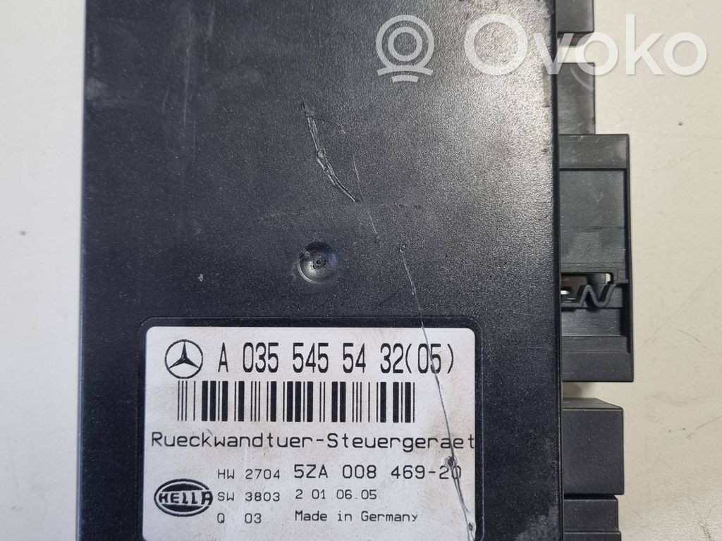 Mercedes-Benz E W211 Tailgate/trunk control unit/module 
