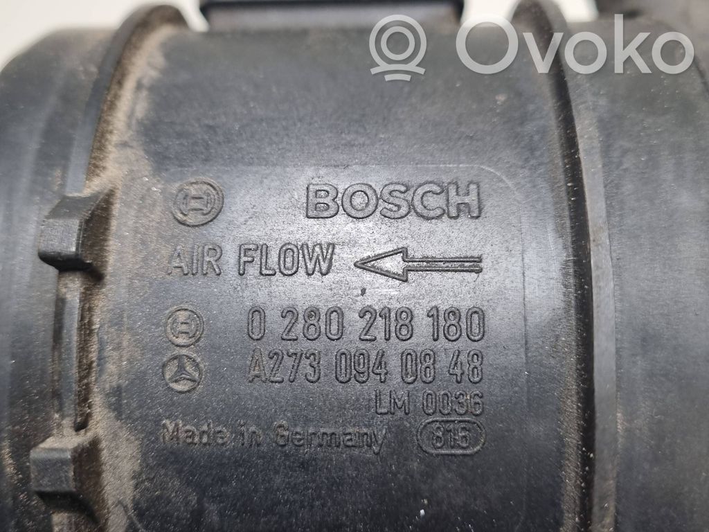 Przepływomierz masowy powietrza MAF   0280218180,A2730940848