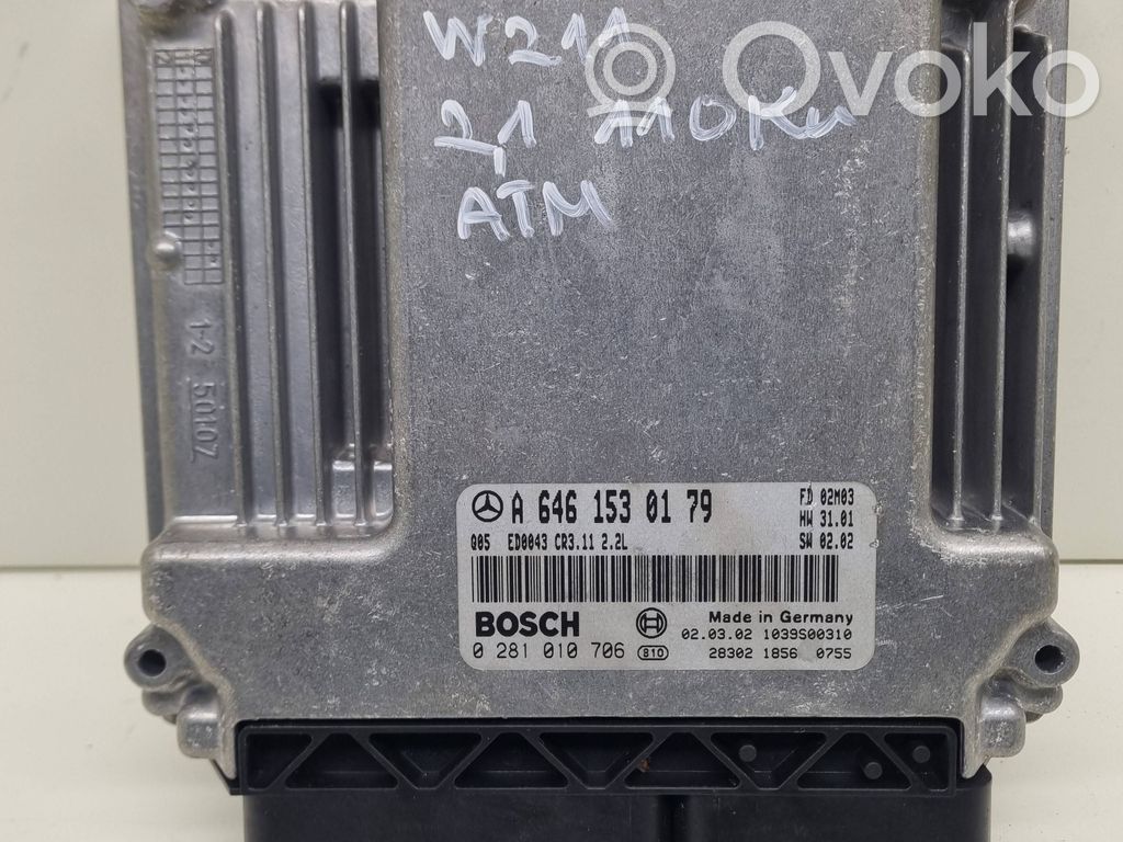 Mercedes-Benz E W211 Engine control unit/module 
