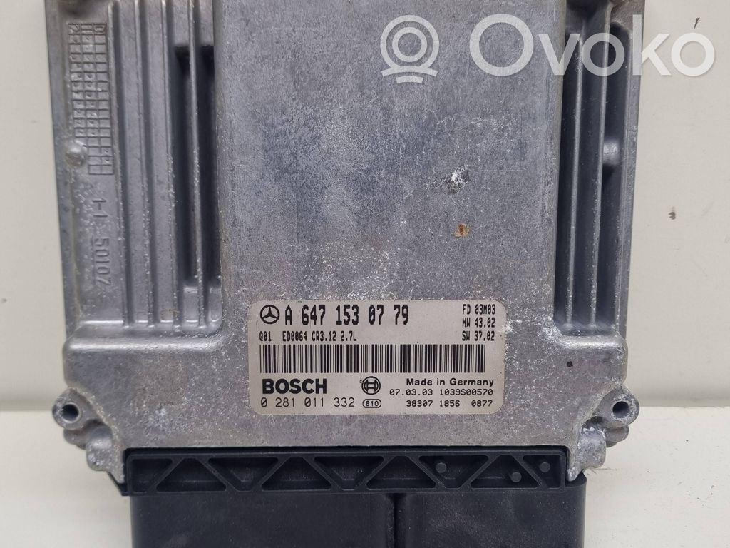 Mercedes-Benz E W211 Engine control unit/module 