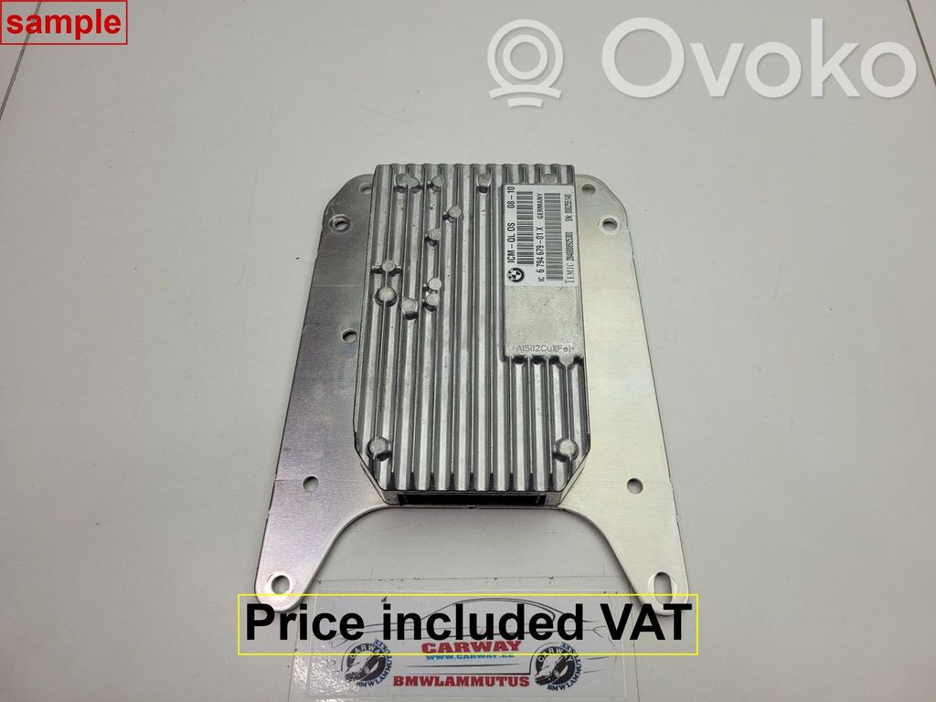 BMW X6 E71 Air suspension control unit module (rear) 