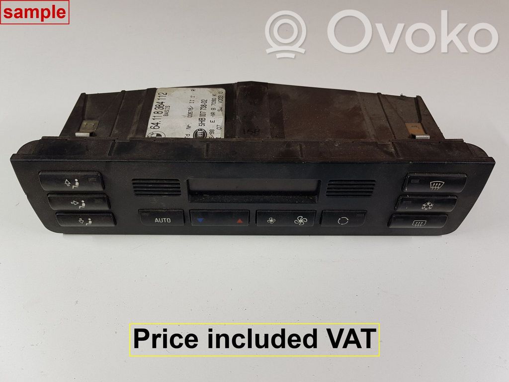 BMW 3 E46 Climate control unit 