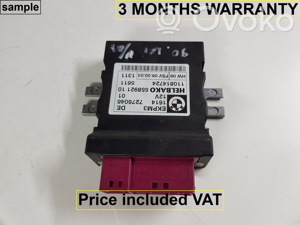 Unité de commande / module de pompe à carburant   16147276046,7276046,7268028,6763811,6764716,6765705,7054041,7163504,7163505,7169960,7180426,7203993,7209286,7218339,7229173,7263392,7276046,7407513