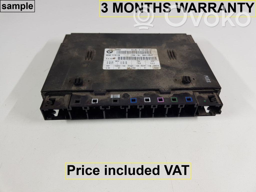BMW 5 E60 E61 Seat control module 