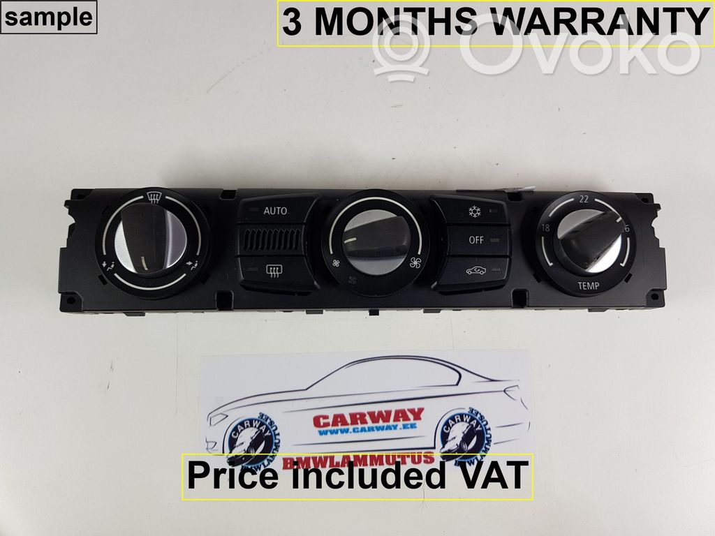 BMW 5 E60 E61 Climate control unit 