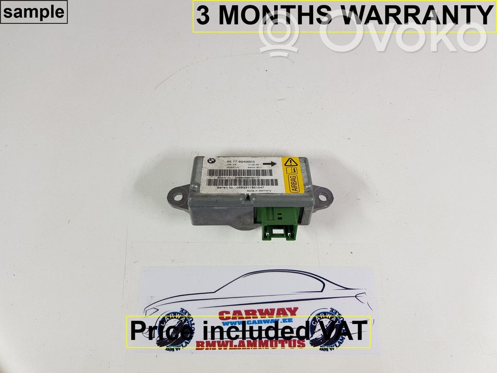 Unidad de control/módulo del Airbag   65776970905,6970905,65776949903,0153410,0305775,0391433,0412296,0414769,6920477,6929555,6937419,6946105,6947415,6949903,6960227,6970905