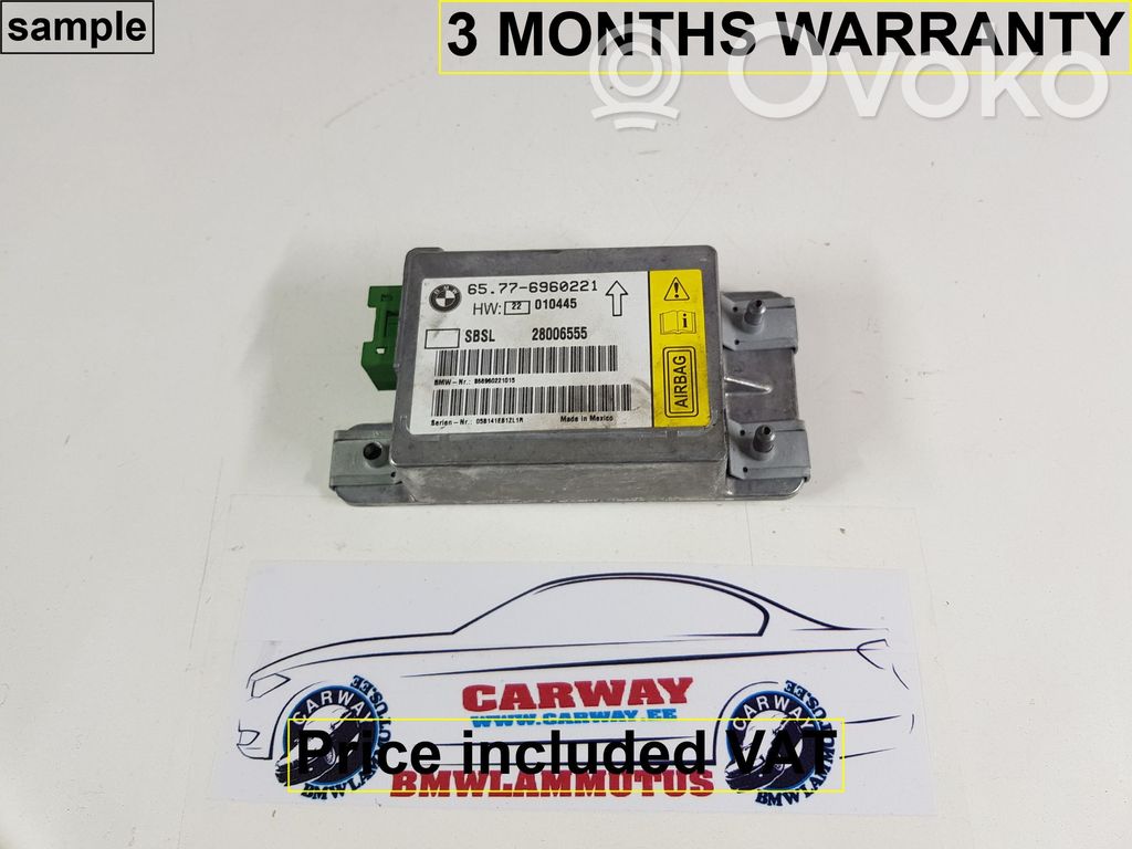 BMW 7 E65 E66 Airbagsteuergerät 