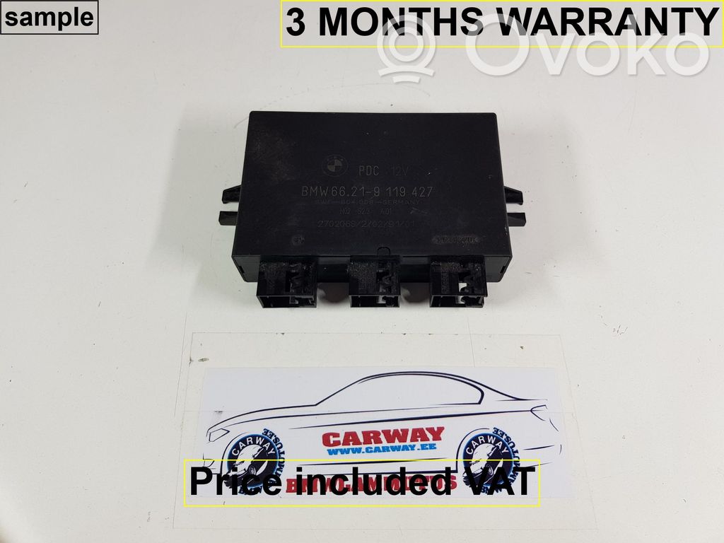 Parking PDC control unit/module   66209119427,9119427,9112454,0024192,1501090,6904010,6916406,6921414,6942676,6958515,6985500,9116542,9119427,9129816