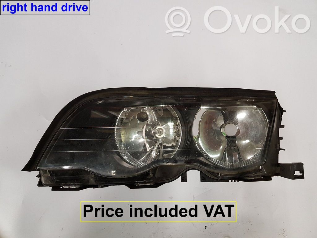BMW 3 E46 Headlight/headlamp 