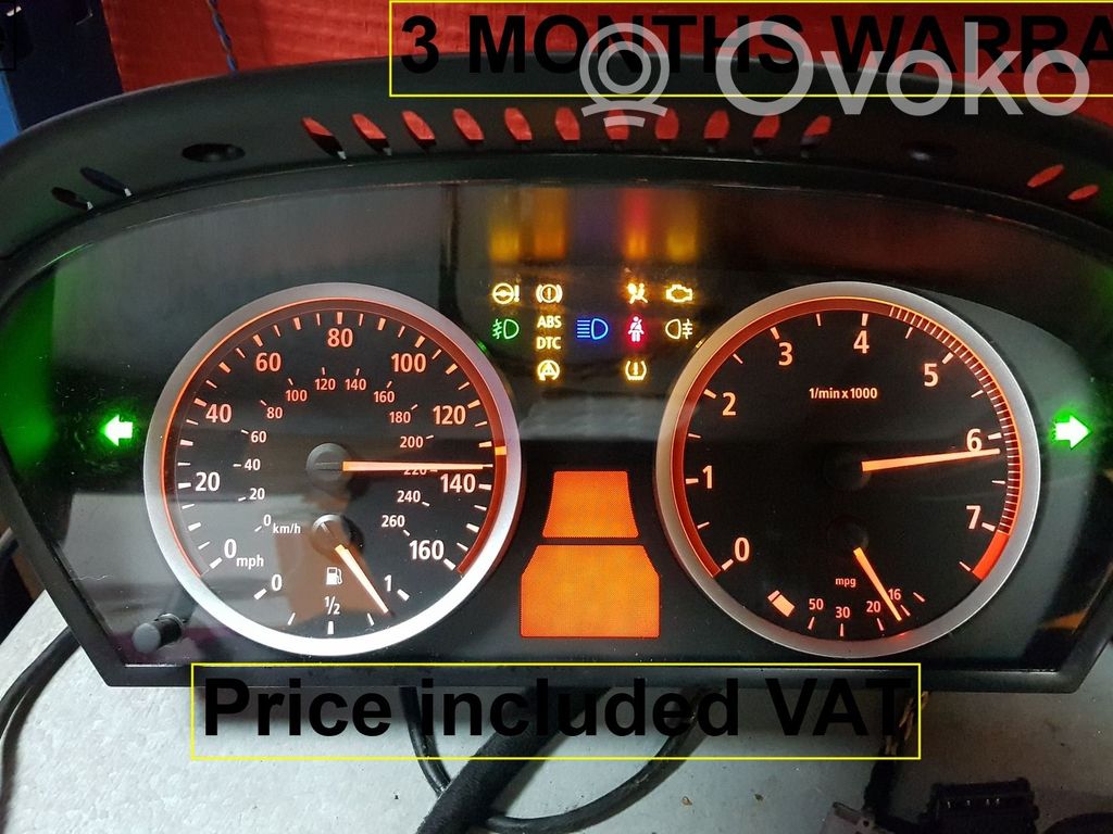 BMW 5 E60 E61 Speedometer (instrument cluster) 